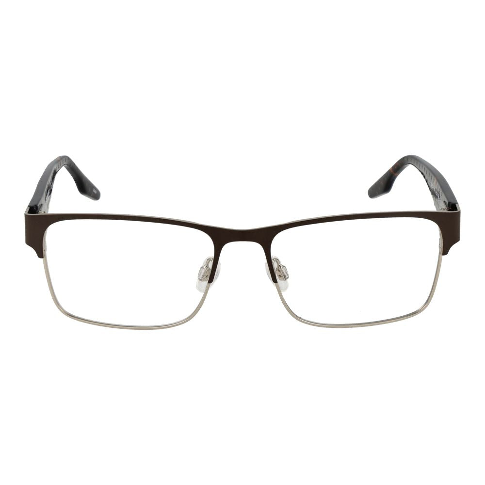 Eyeglasses Frames by Converse for men in metal brown features a refined silhouette, showcasing a refined brown coloured frame and full-frame frame design for a sophisticated, premium look.