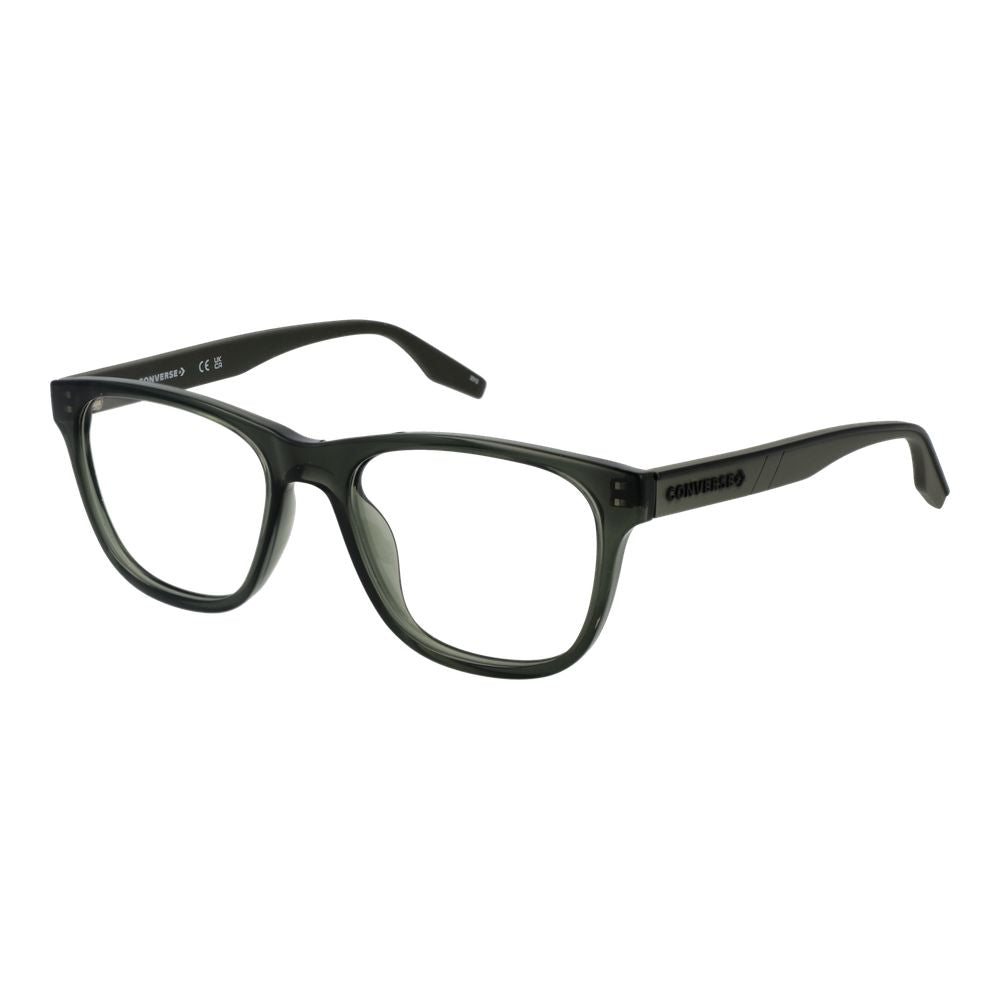 Eyeglasses Frames by Converse for men in stainless steel green showcases a refined full-frame frame design with a refined green coloured frame finish for a refined and sophisticated look.