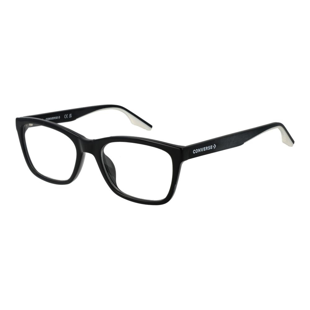 Eyeglasses Frames by Converse for women in plastic black features an refined silhouette, showcasing a sophisticated black coloured frame and refined full-frame frame design for a refined look.