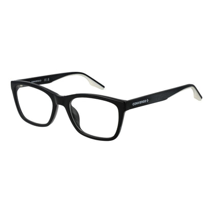 Eyeglasses Frames by Converse for women in plastic black features an refined silhouette, showcasing a sophisticated black coloured frame and refined full-frame frame design for a refined look.