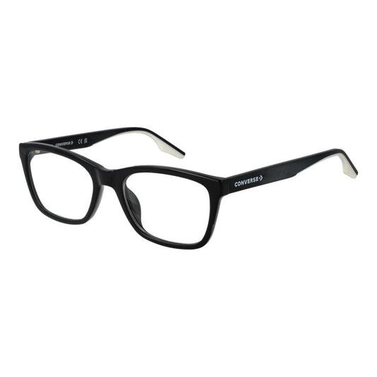 Eyeglasses Frames by Converse for women in plastic black features an refined silhouette, showcasing a sophisticated black coloured frame and refined full-frame frame design for a refined look.