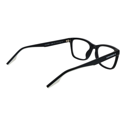 Eyeglasses Frames by Converse for women in plastic black features an refined silhouette, showcasing a sophisticated black coloured frame and refined full-frame frame design for a refined look.