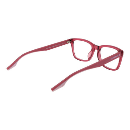 Eyeglasses Frames by Converse for women in plastic pink showcases a refined full-frame frame design with a refined rose coloured frame finish for a refined and sophisticated look.