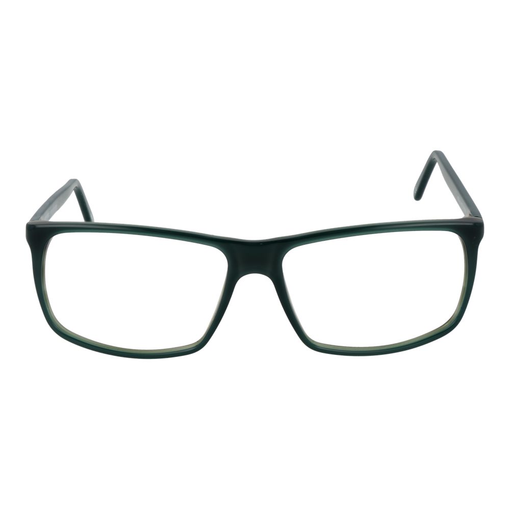 Eyeglasses Frames by Andy Wolf for unisex in acetate green showcases a reflective silhouette, artfully incorporating a sophisticated green coloured frame with a distinct full-frame frame design.