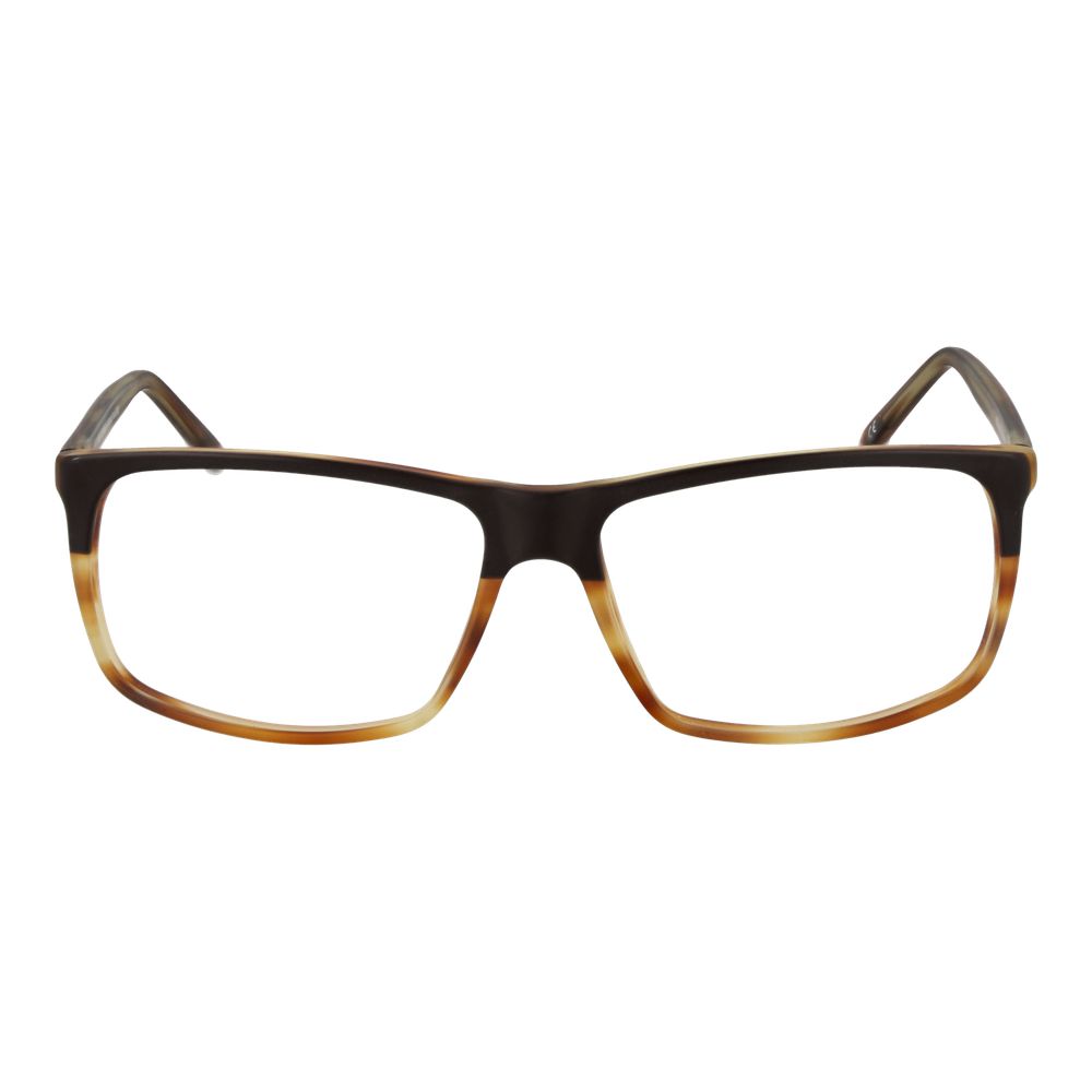 Eyeglasses Frames by Andy Wolf for unisex in acetate and brown showcases an refined full-frame frame design featuring a sophisticated brown coloured frame for an refined and refined aesthetic.
