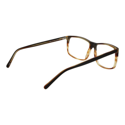 Eyeglasses Frames by Andy Wolf for unisex in acetate brown features an refined silhouette, showcasing a sophisticated brown coloured frame and refined full-frame frame design for a refined look.
