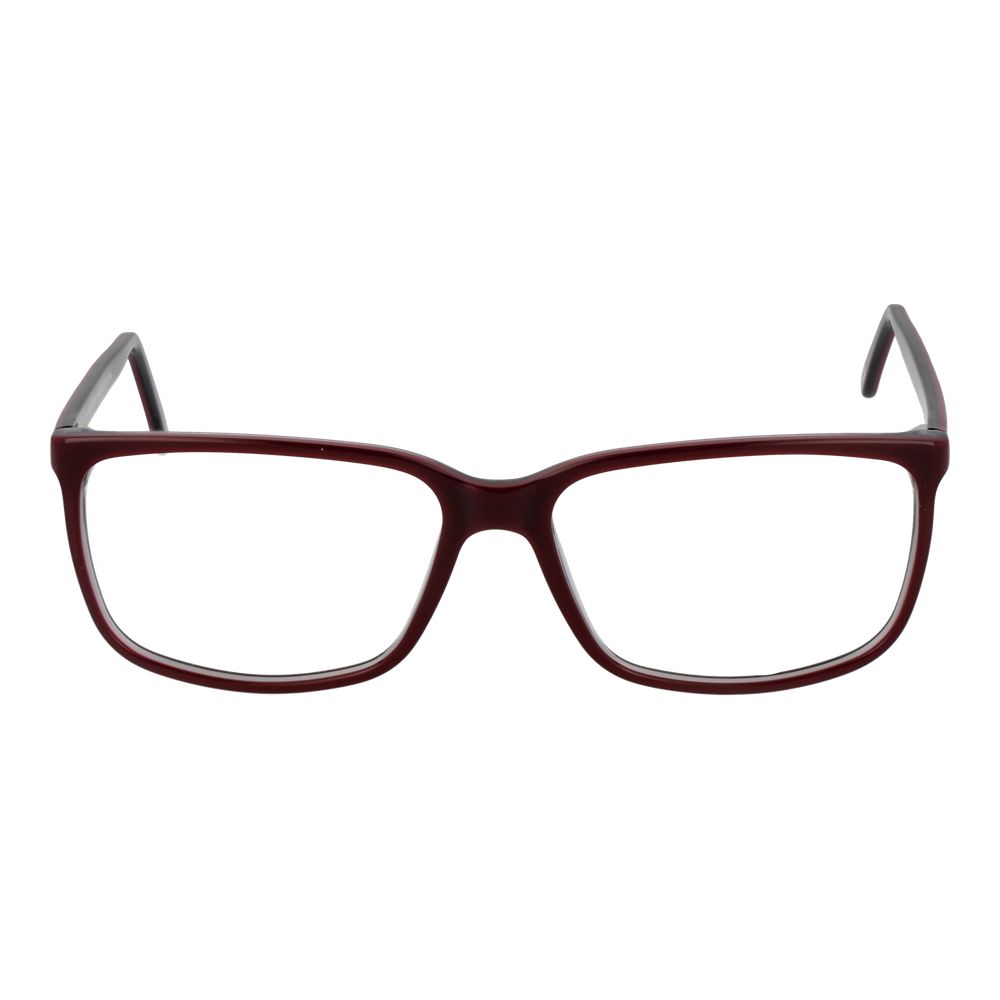 Eyeglasses Frames by Andy Wolf for unisex in acetate burgundy showcases a reflective silhouette, artfully incorporating a sophisticated burgundy coloured frame with a distinct full-frame frame design.