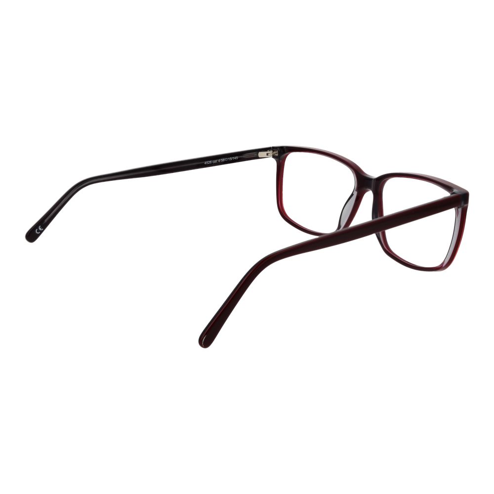 Eyeglasses Frames by Andy Wolf for unisex in acetate burgundy features a refined silhouette, showcasing a refined burgundy coloured frame and full-frame frame design for a sophisticated, premium look.