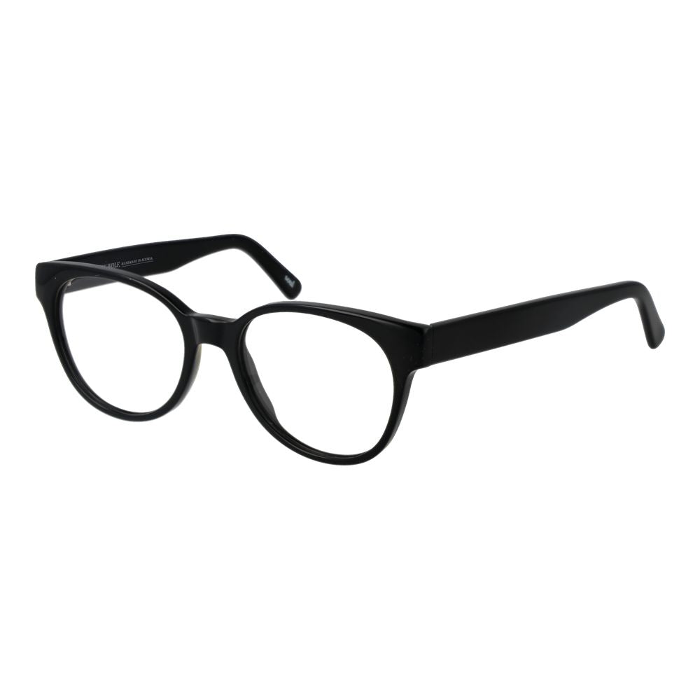 Eyeglasses Frames by Andy Wolf for unisex in acetate and black showcases an refined full-frame frame design featuring a sophisticated black coloured frame for an refined and refined aesthetic.
