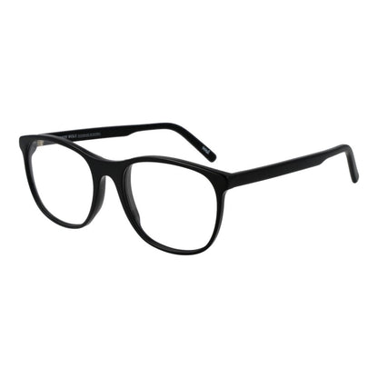 Eyeglasses Frames by Andy Wolf for unisex in acetate black features a refined silhouette, showcasing a refined black coloured frame and full-frame frame design for a sophisticated, premium look.