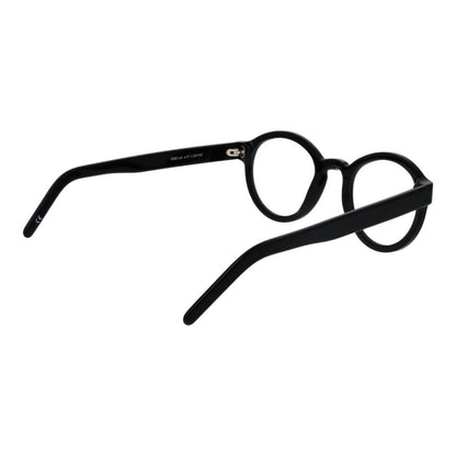 Eyeglasses Frames by Andy Wolf for unisex in acetate black features an refined silhouette, showcasing the refined black coloured frame and sophisticated full-frame frame design.