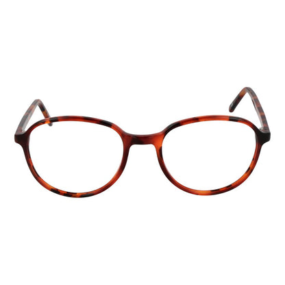 Eyeglasses Frames by Andy Wolf for unisex in acetate red features an refined silhouette, showcasing a sophisticated red coloured frame and refined full-frame frame design for a refined look.