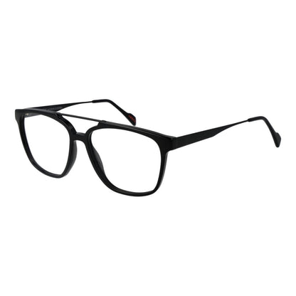 Eyeglasses Frames by Andy Wolf for unisex in metal black showcases a refined full-frame frame design with a refined black coloured frame finish for a refined and sophisticated look.