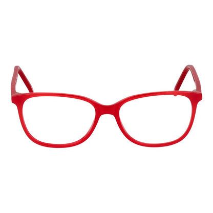 Eyeglasses Frames by Andy Wolf for unisex in acetate and red showcases a refined silhouette, detailed with a red coloured frame finish and a sophisticated full-frame frame design.