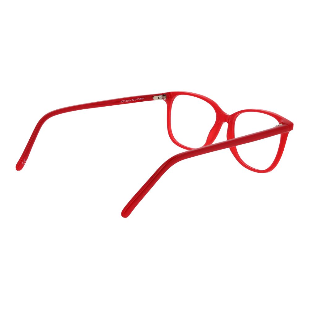 Eyeglasses Frames by Andy Wolf for unisex in acetate red showcases a reflective silhouette, artfully incorporating a sophisticated red coloured frame with a distinct full-frame frame design.