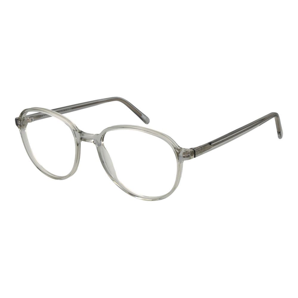Eyeglasses Frames by Andy Wolf for unisex in acetate transparent showcases a refined full-frame frame design with a refined transparent coloured frame finish for a refined and sophisticated look.
