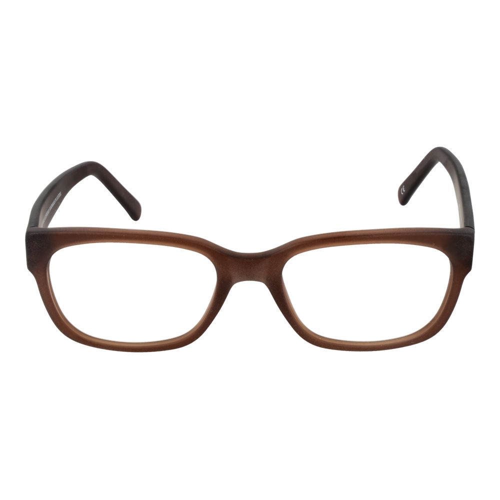Eyeglasses Frames by Andy Wolf for unisex in acetate brown features an refined silhouette, showcasing a sophisticated brown coloured frame and refined full-frame frame design for a refined look.