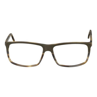 Eyeglasses Frames by Andy Wolf for unisex in acetate olive features a refined silhouette, showcasing a refined olive coloured frame and full-frame frame design for a sophisticated, premium look.