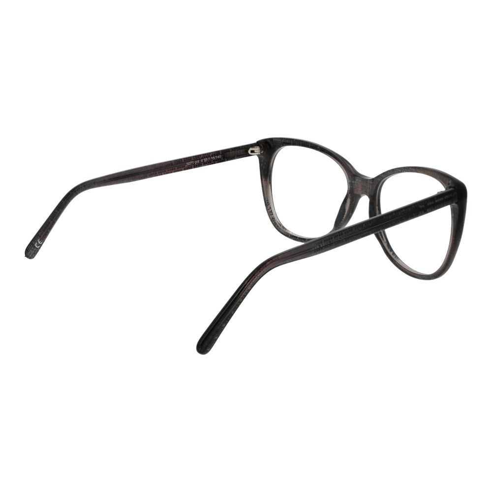 Eyeglasses Frames by Andy Wolf for unisex in acetate gray features an refined silhouette, showcasing a sophisticated gray coloured frame and refined full-frame frame design for a refined look.
