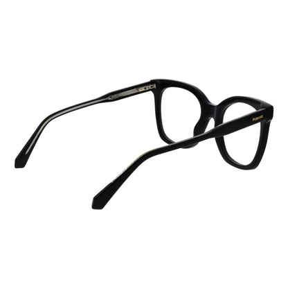 Eyeglasses Frames by Polaroid for women in acetate black features an refined silhouette, showcasing the refined black coloured frame and sophisticated full-frame frame design.