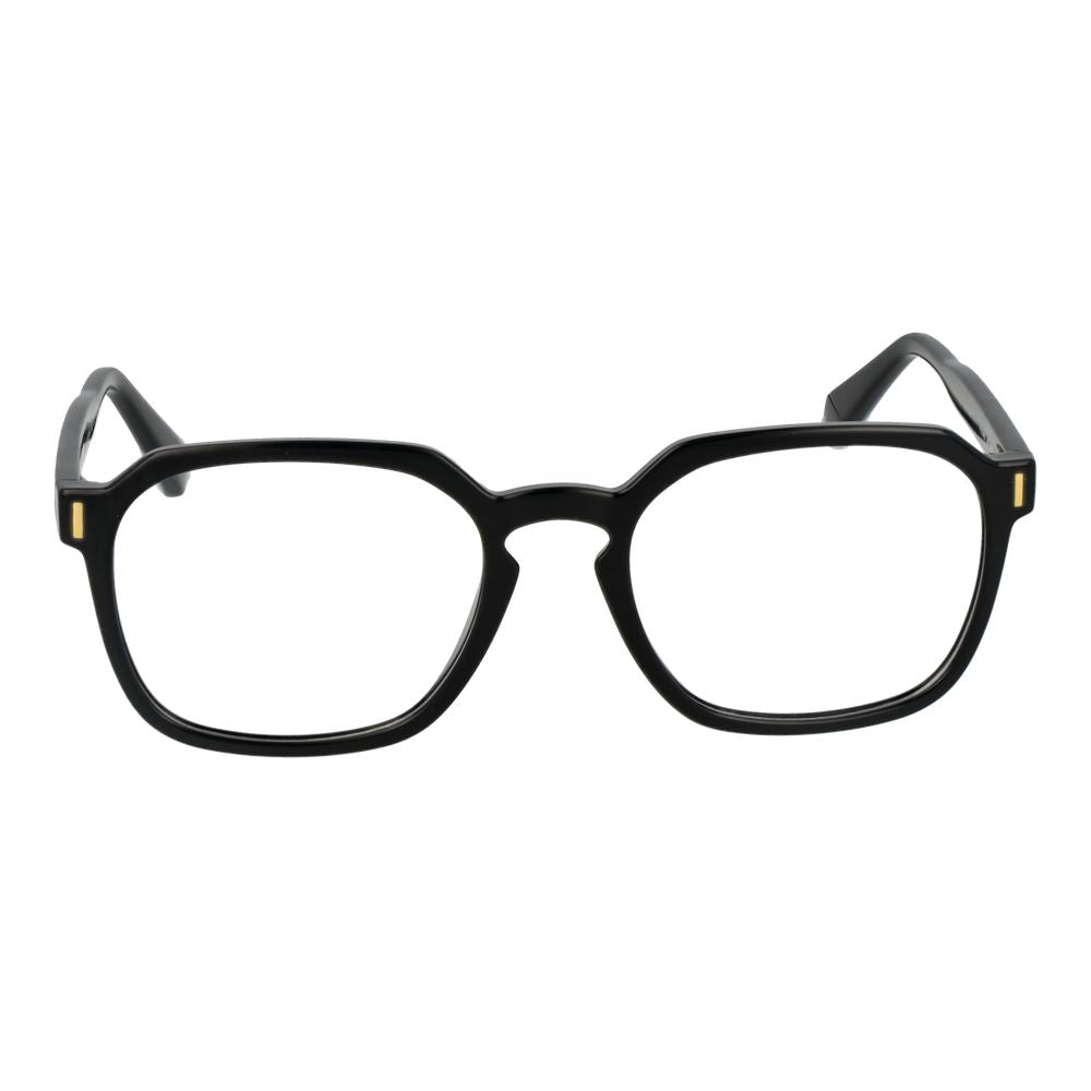 Eyeglasses Frames by Polaroid for unisex in acetate black features a refined silhouette, showcasing a refined black coloured frame and full-frame frame design for a sophisticated, premium look.