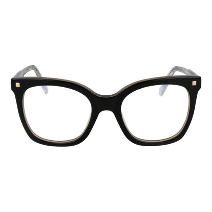 Eyeglasses Frames by Polaroid for women in acetate and black showcases an refined full-frame frame design featuring a sophisticated black coloured frame for an refined and refined aesthetic.