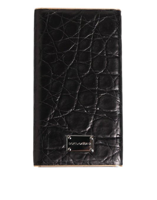 Dolce & Gabbana Exotic Skin Leather Power Bank - Black