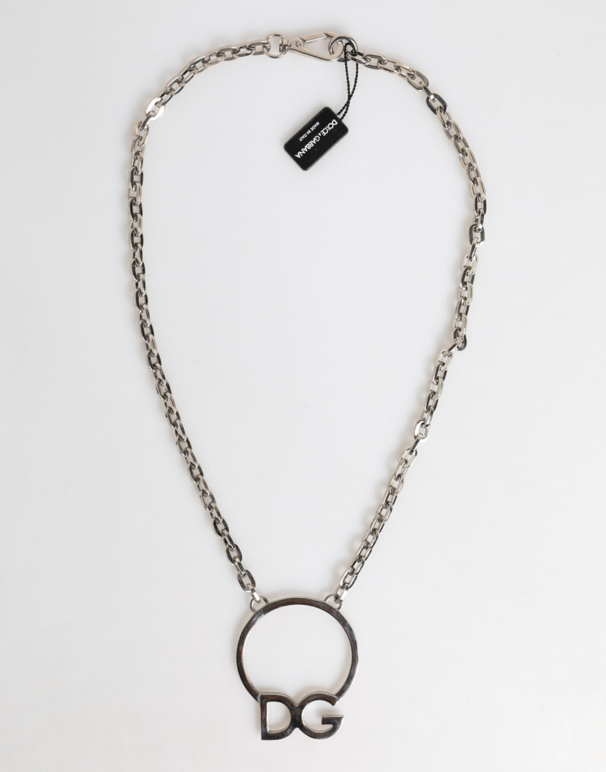 Dolce & Gabbana Men's Silver Brass & Zamak Necklace - Silver