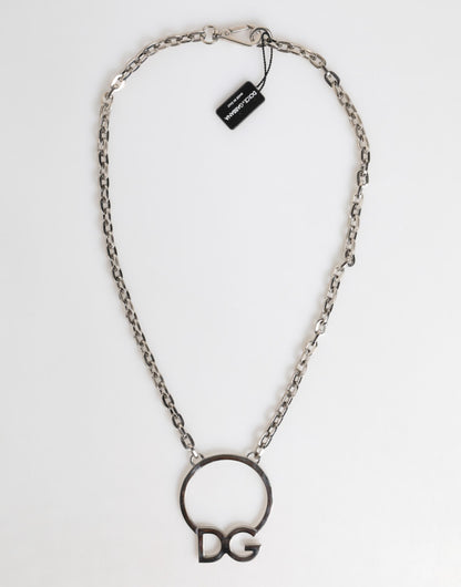 Dolce & Gabbana Men's Silver Brass & Zamak Necklace - Silver