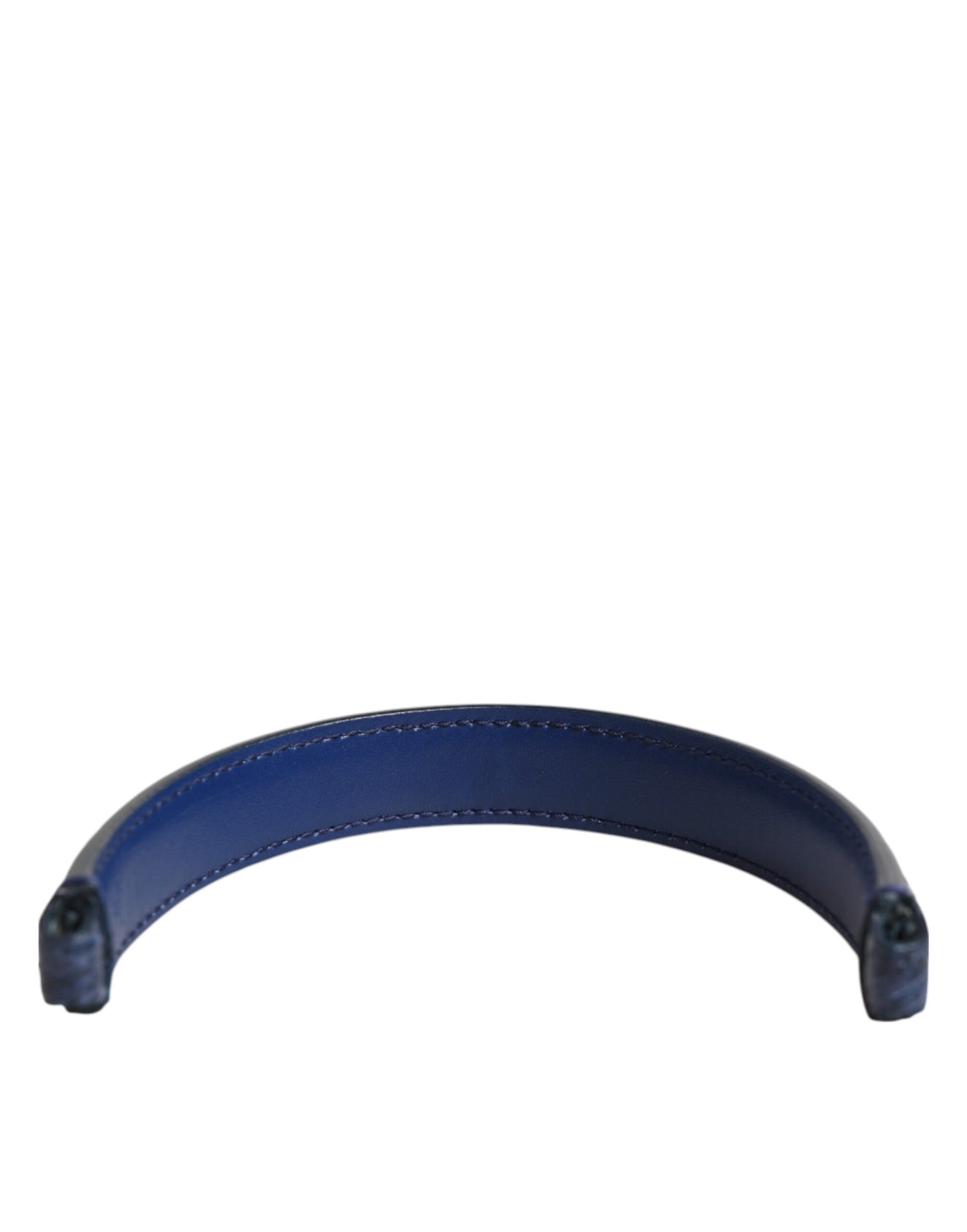 Shoulder Strap by Dolce & Gabbana for women in ayers calf leather blue features a contemporary design, highlighting the distinctive style of the Ayers Calf Leather Shoulder Strap with a contemporary finish.