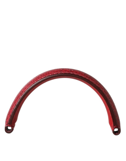 Shoulder Strap by Dolce & Gabbana for women in ayers calf leather red features a chic design, presenting a refined view of the Ayers Calf Leather Shoulder Strap with a chic finish.
