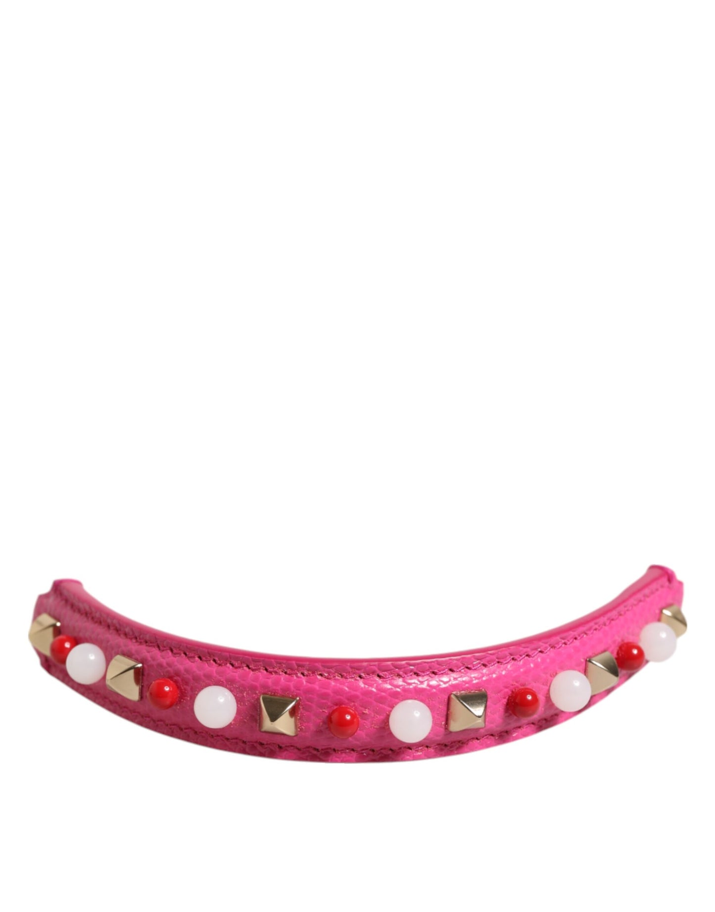 Shoulder Strap from Dolce & Gabbana for women in calf leather pink features an on trend design from the Calf Leather Shoulder Strap collection, highlighting a premium look.