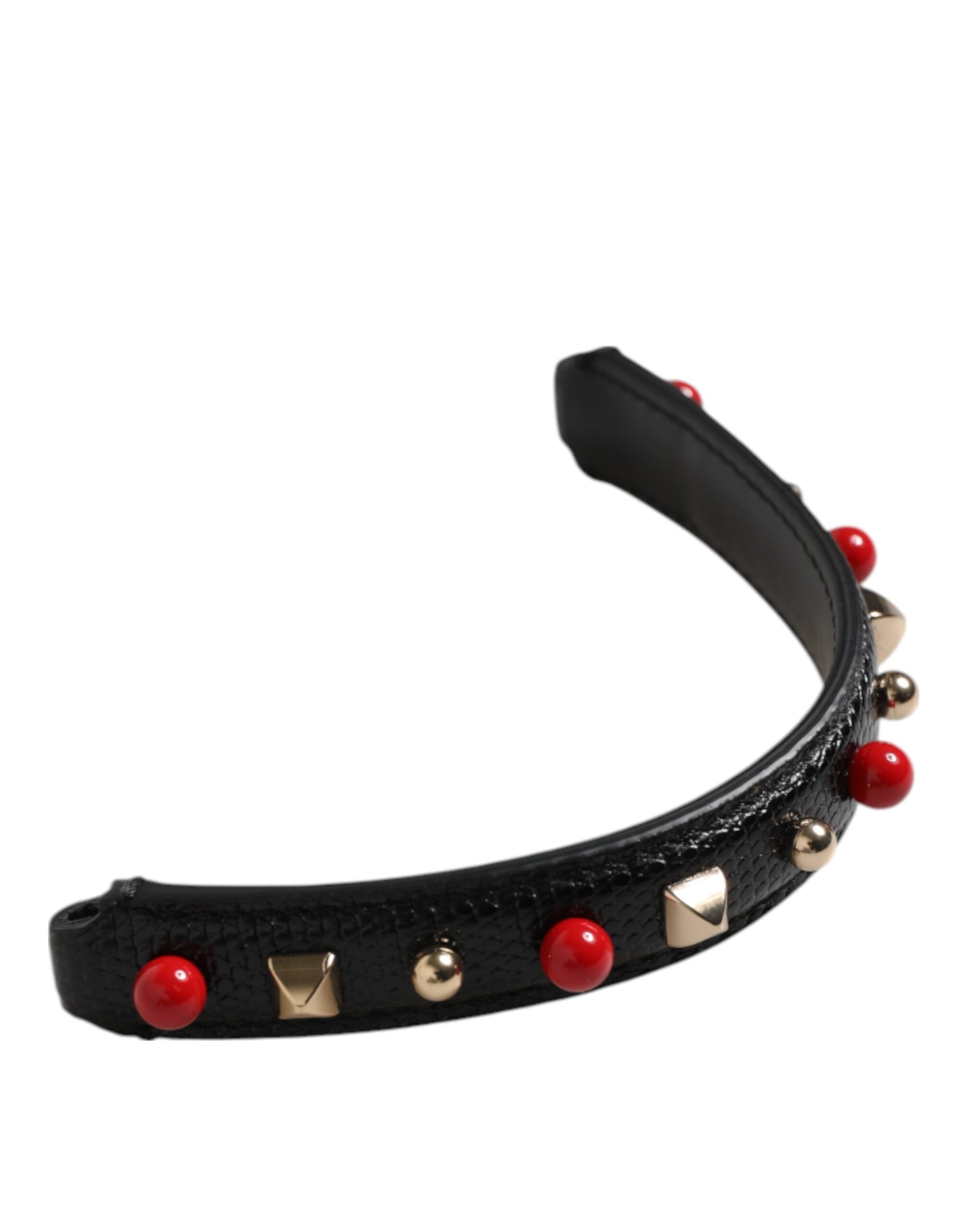Shoulder Strap by Dolce & Gabbana for women in calf leather black showcases a enviable design, perfect for elevating any ensemble as part of the Calf Leather Shoulder Strap collection.