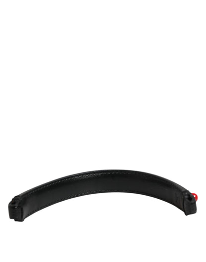 Shoulder Strap by Dolce & Gabbana for women in calf leather black features a effortlessly chic design, perfectly complementing the signature look of the Calf Leather Shoulder Strap.
