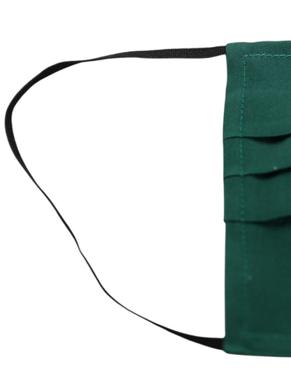Dolce & Gabbana Silk Face Mask - Green