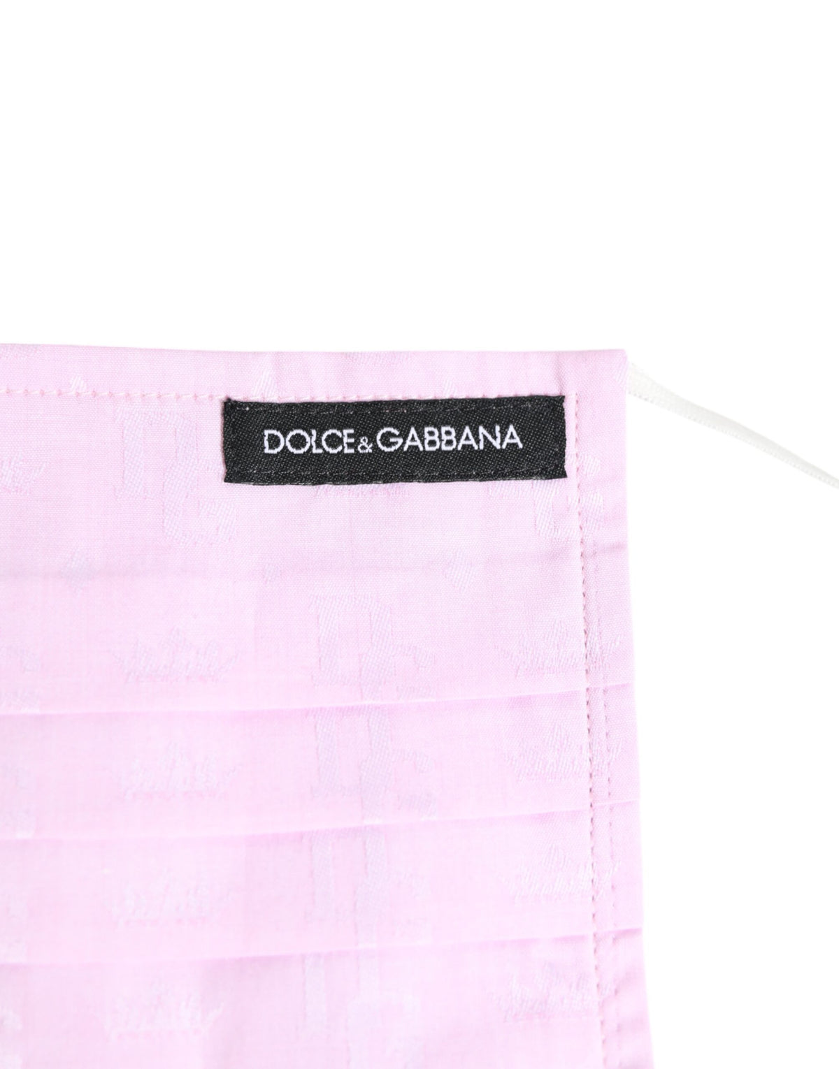 Dolce & Gabbana Cotton Face Mask - Pink