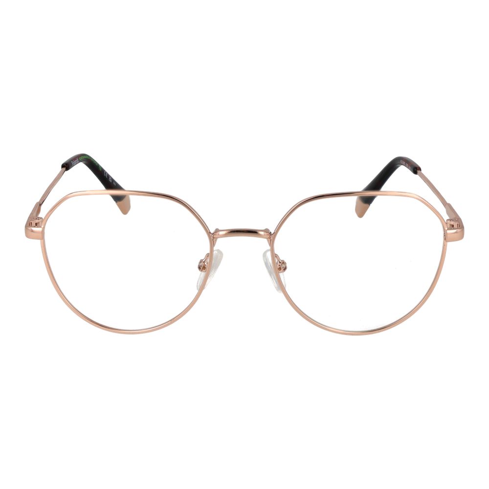 Eyeglasses Frames by Polaroid for unisex in metal gold features a refined silhouette, showcasing a refined gold coloured frame and full-frame frame design for a sophisticated, premium look.