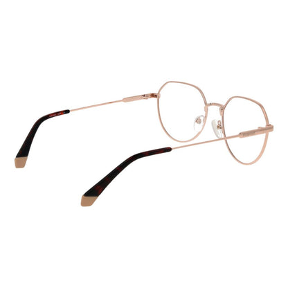 Eyeglasses Frames by Polaroid for unisex in metal gold features an refined silhouette, showcasing the refined gold coloured frame and sophisticated full-frame frame design.