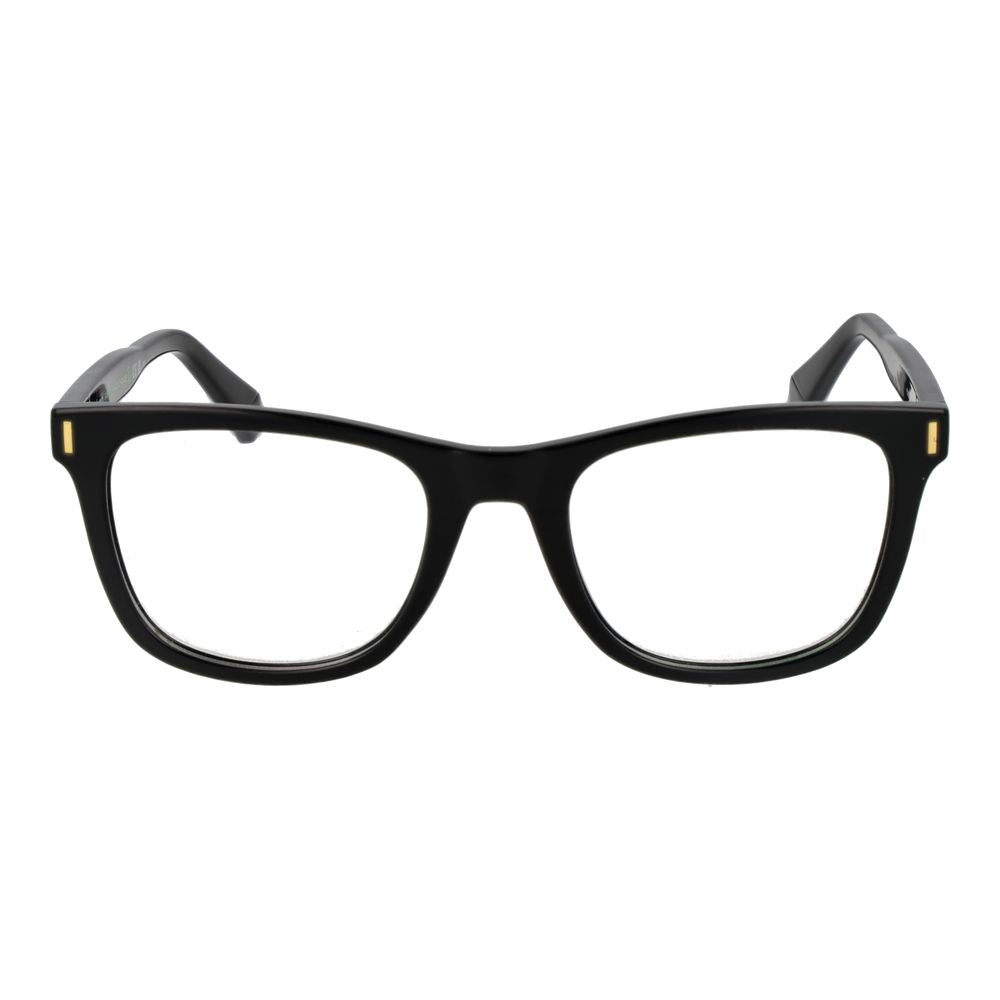 Eyeglasses Frames by Polaroid for unisex in polyester and black showcases a refined silhouette, detailed with a black coloured frame finish and a sophisticated full-frame frame design.