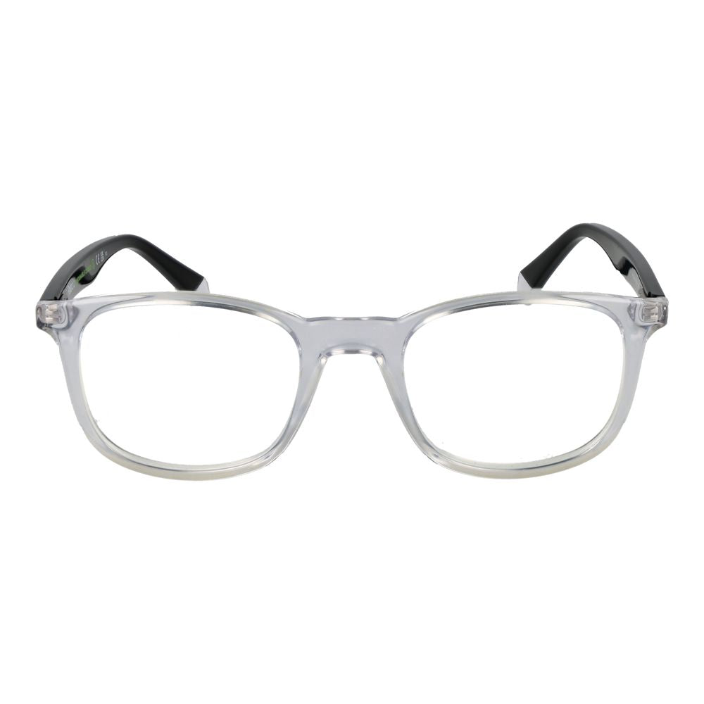 Eyeglasses Frames by Polaroid for unisex in cellulose propionate transparent features an refined silhouette, showcasing the refined transparent coloured frame and sophisticated full-frame frame design.