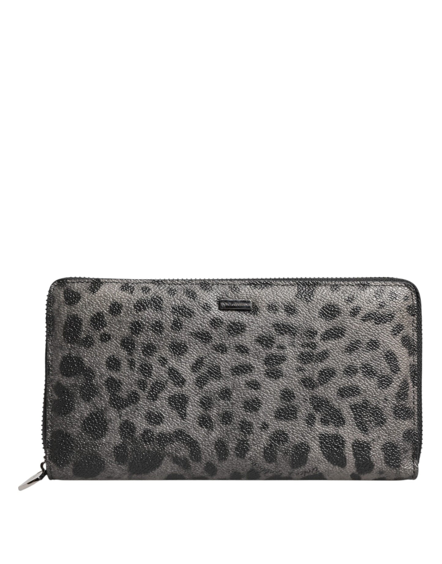 Cardholder Wallet by Dolce & Gabbana for men in pvc leather black & gray presents a refined silhouette, artfully capturing the essence of the PVC Leather Cardholder Wallet design with sophisticated card-organization zip-around coin-purse for a refined look.