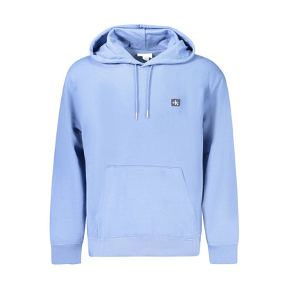 Hooded Sweatshirt Hoodie by Calvin Klein for men in cotton polyester blue features a edgy silhouette, detailed with a edgy hooded neckline and for a refined finish.