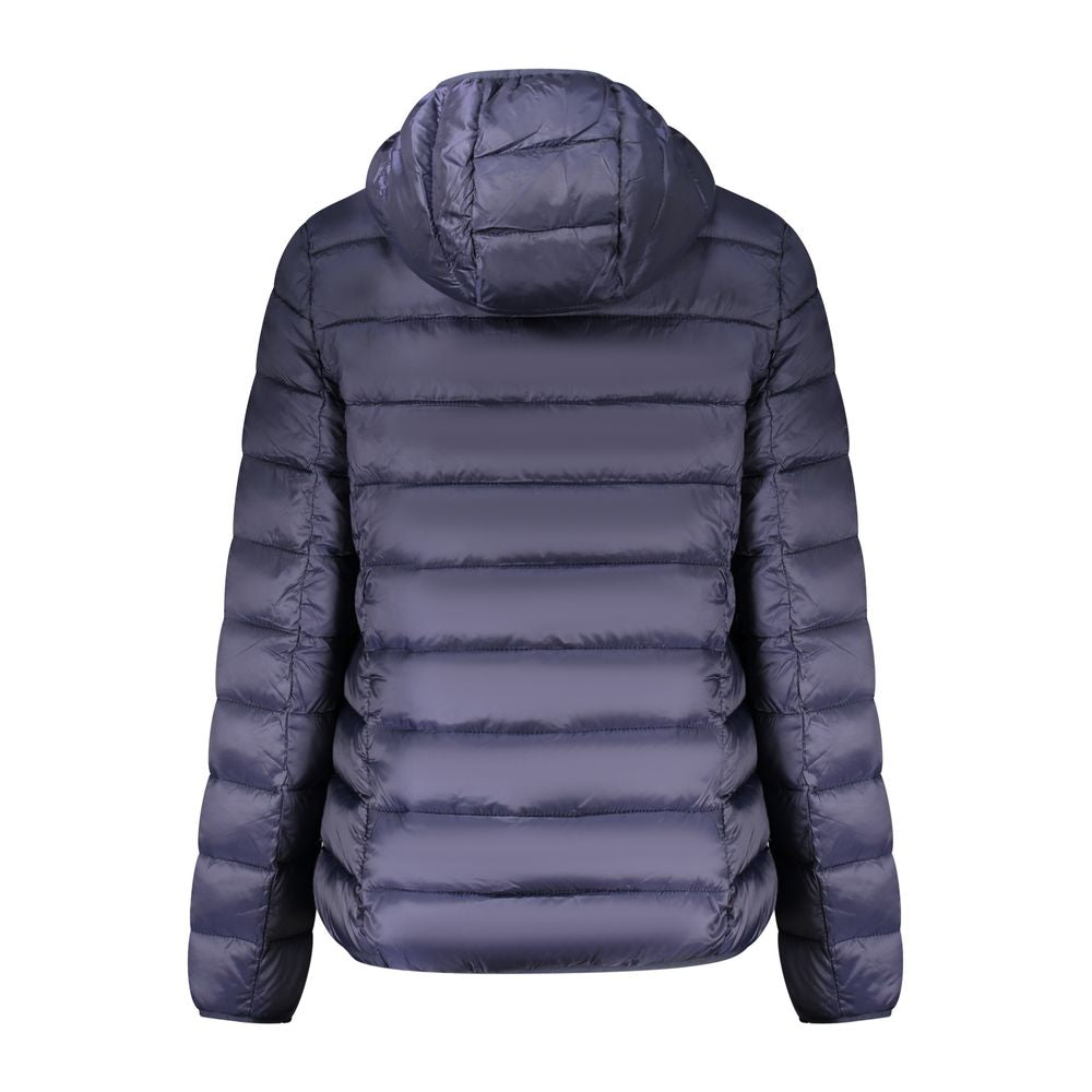 Hooded Overcoat by Norway 1963 for women in polyamide beige & blue presents a luxurious silhouette, showcasing a luxurious hooded neckline and sophisticated pockets & hooded for a premium, luxurious look.