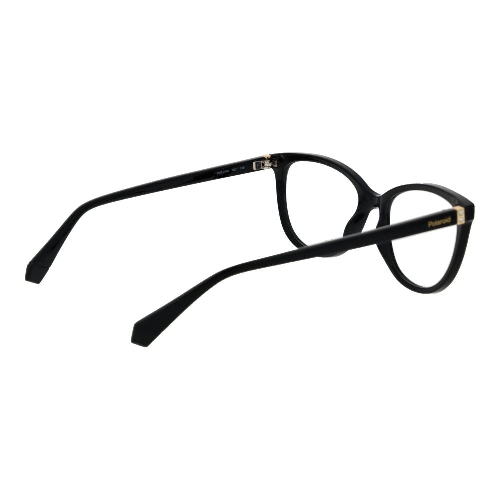 Eyeglasses Frames by Polaroid for unisex in polyamide black features an refined silhouette, showcasing a sophisticated black coloured frame and refined full-frame frame design for a refined look.