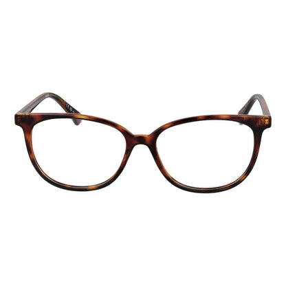 Eyeglasses Frames by Polaroid for women in polyamide and brown showcases a refined silhouette, detailed with a brown coloured frame finish and a sophisticated full-frame frame design.