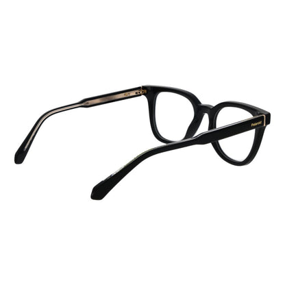 Eyeglasses Frames by Polaroid for women in cellulose propionate black features a refined silhouette, showcasing a refined black coloured frame and full-frame frame design for a sophisticated, premium look.