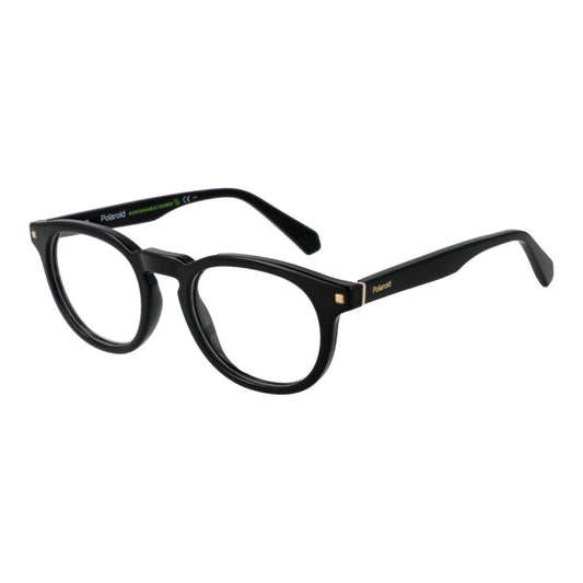 Eyeglasses Frames by Polaroid for women in cellulose propionate black features an refined silhouette, showcasing the refined black coloured frame and sophisticated full-frame frame design.