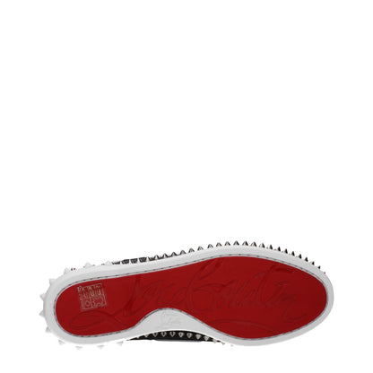 Flat Loafer Lace-Up Shoes by Christian Louboutin for men in leather & rubber black showcases a impeccable silhouette as Men's Leather & Rubber Flat Loafer Lace-Up Shoes, artfully designed with a impeccable flat and refined round toe style for a impeccable finish.