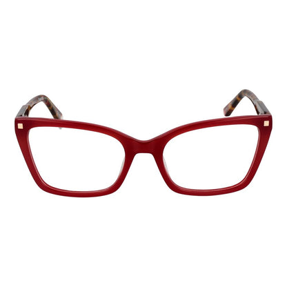 Eyeglasses Frames by Polaroid for women in acetate burgundy showcases a refined full-frame frame design with a refined burgundy coloured frame finish for a refined and sophisticated look.