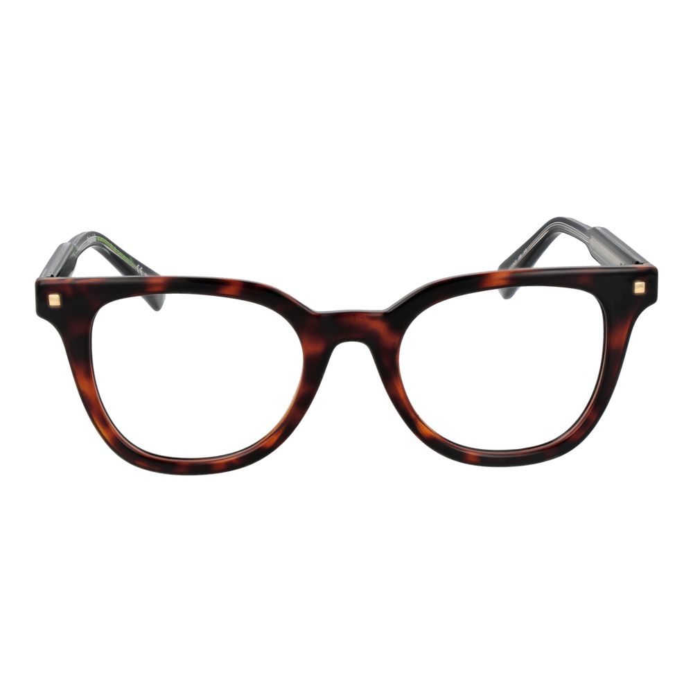 Eyeglasses Frames by Polaroid for women in cellulose propionate and brown showcases a refined silhouette, detailed with a brown coloured frame finish and a sophisticated full-frame frame design.